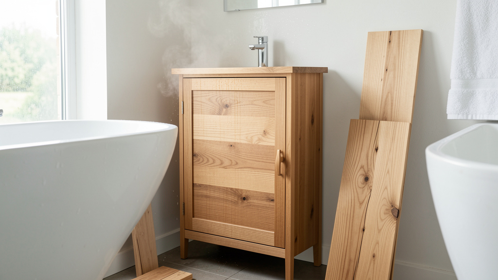 Quel bois choisir pour un meuble de salle de bain ?